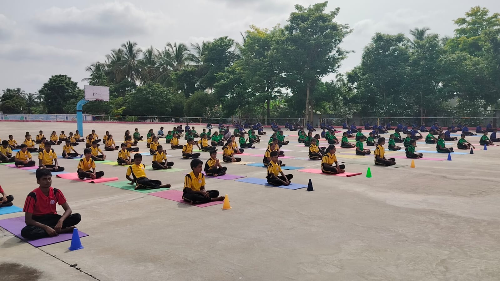 Sri Ambal Thulasi Public School - International Yoga Day 2023